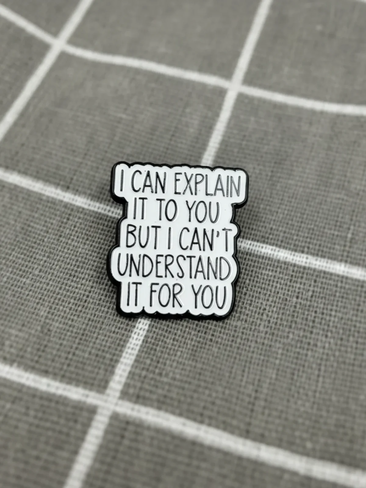 I can explain it to you but I can't understand it for you / Můžu ti to vysvětlit, ale nemůžu tomu za tebe porozumět