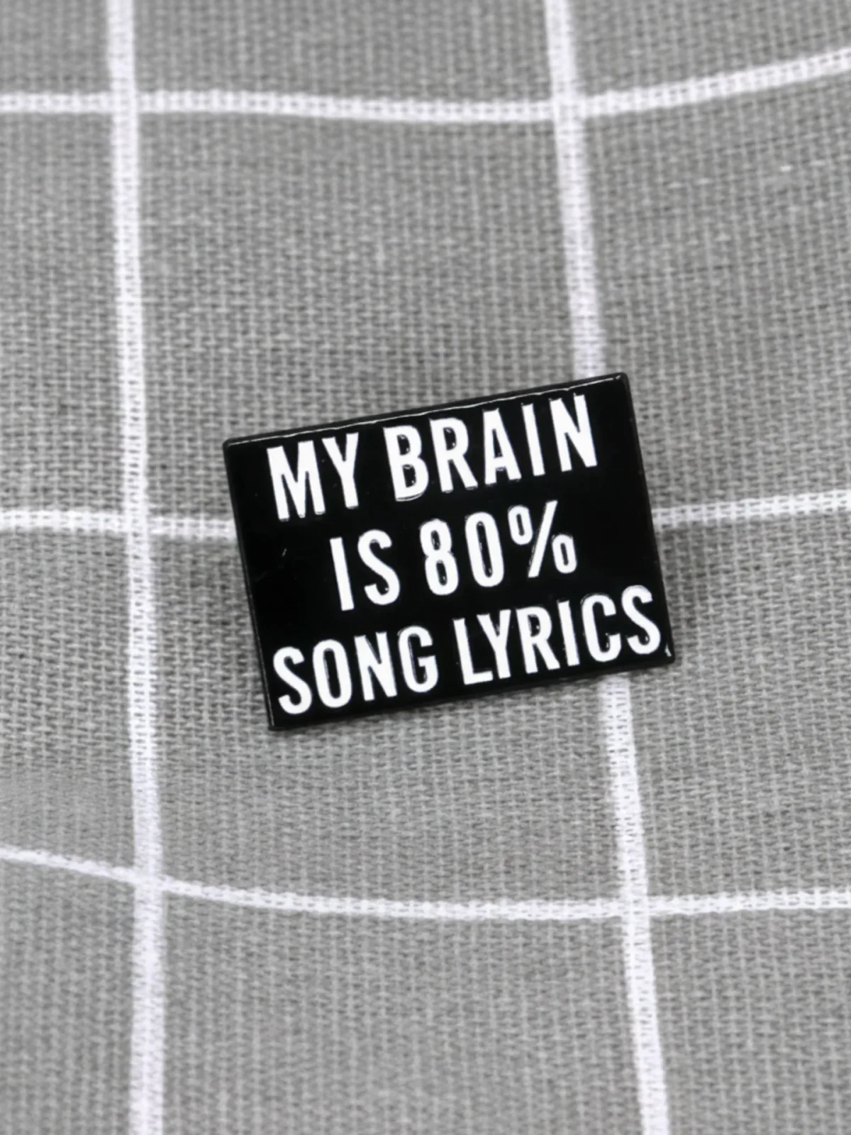 My brain is 80% song lyrics / Můj mozek tvoří z 80 % texty písní