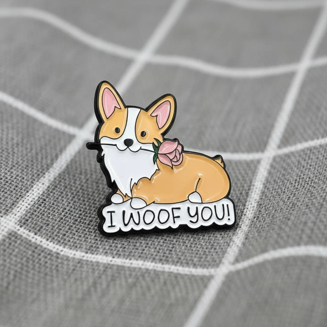 pejsek-s-ruzickou-i-woof-you-hafikuji-te-1 Pejsek s růžičkou - I woof you / Hafíkuji tě