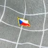 Vlajka České republiky se zlatým okrajem